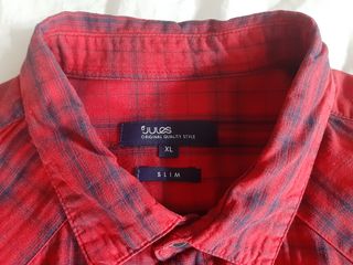 Camisa de cuadros Jules Slim L-XL