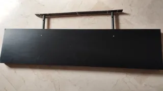 2 Estanterías Ikea Lack Madera Negra 15€