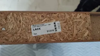 2 Estanterías Ikea Lack Madera Negra 15€