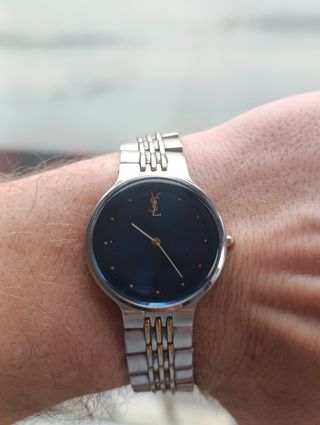 Reloj Yves Saint Laurent Azul y Dorado
