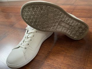 Zapatillas Polo Mujer Blancas y Plateadas