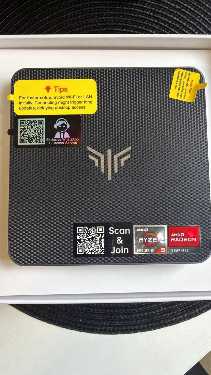 Mini PC Ryzen 9 6900HX NIPOGI 16GB RAM 512GB SSD afbeelding 2