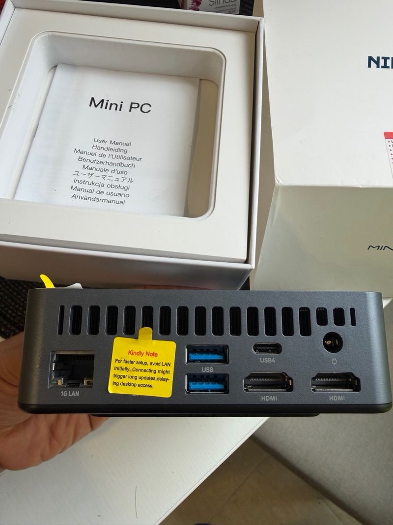 Mini PC Ryzen 9 6900HX NIPOGI 16GB RAM 512GB SSD afbeelding 4