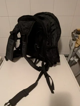 Mochila Puma Negra y Plateada