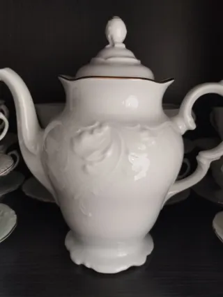 Juego de té porcelana 12 tazas