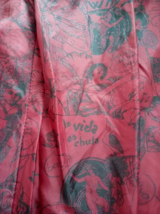 Abrigo Desigual Negro y Blanco