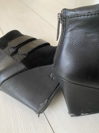 Botines cuña Pull&Bear negros