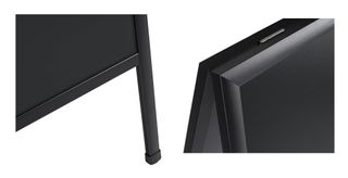 Bi-office ardósia de giz dupla com moldura (122)