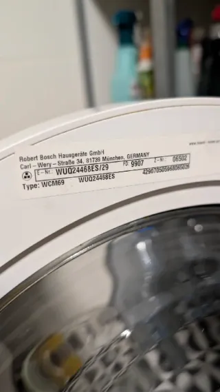 Lavadora Bosch Serie 6 8kg 1200rpm