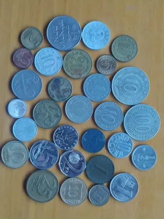 Lote monedas antiguas varios países