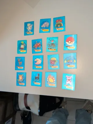 Set 15 carte Pokemon lenticolari
