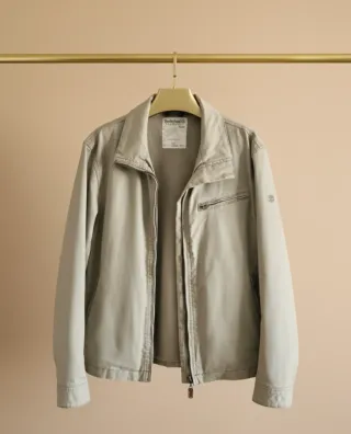 Timberland Vintage Waterproof Bomber – Beige Khaki