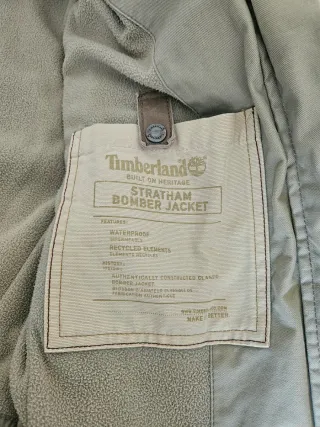 Timberland Vintage Waterproof Bomber – Beige Khaki