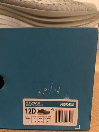 Hoka Bondi 8 gris/verde