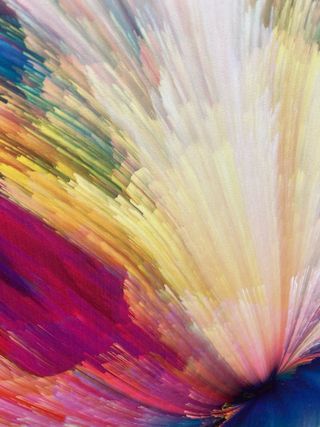 Cuadro abstracto multicolor