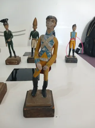 Lote Soldados Antiguos Plomo