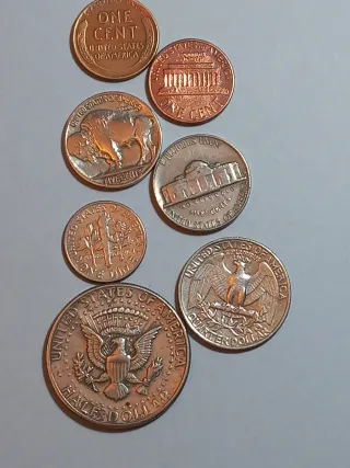 Lotto di monete americane 7