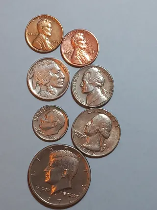 Lotto di monete americane 7