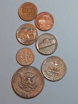 Lotto di monete americane 7