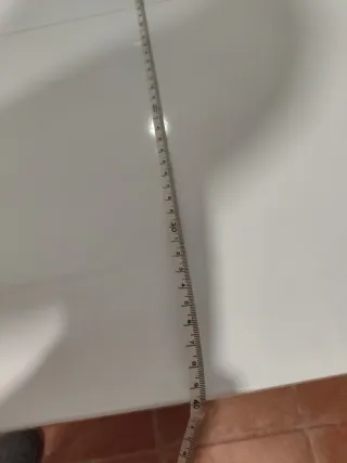 Mesa de pared plegable blanca