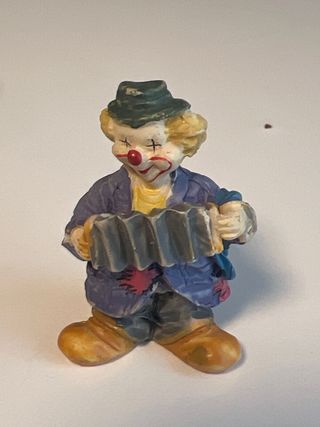 Figuras payaso resina banda musical