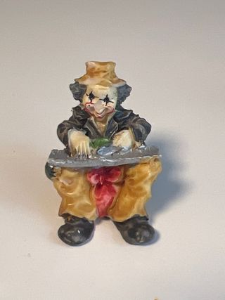 Figuras payaso resina banda musical