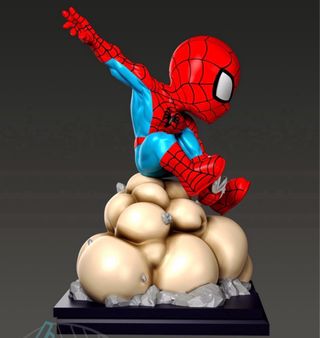 Figura Spiderman Chibi