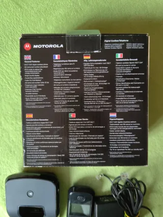 Telefono cordless Motorola nero