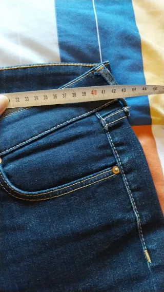 Pantalones slim H&M azules