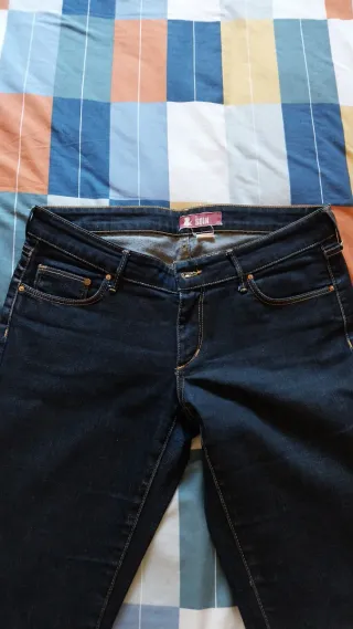 Pantalones slim H&M azules