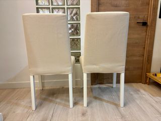 2 Sillas Comedor Ikea Bergmund Beige