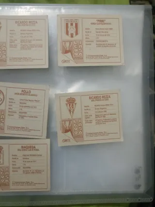 8 Cromos Fútbol Temporada 95-96