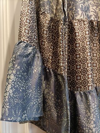 Vestido Pedro del Hierro Beige/Azul