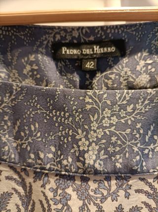 Vestido Pedro del Hierro Beige/Azul