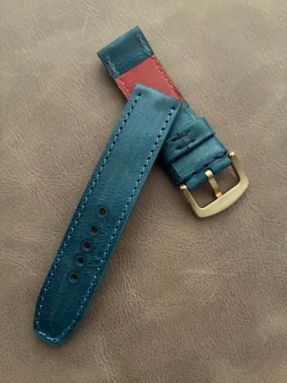 Correa de reloj de cuero 22mm