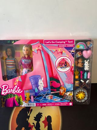 Barbie Let's Go Camping Tent Set