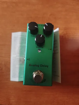 Pedal Guitarra Eléctrica Analog Delay Verde