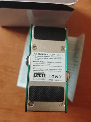 Pedal Guitarra Eléctrica Analog Delay Verde