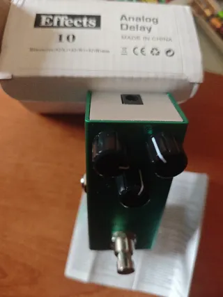 Pedal Guitarra Eléctrica Analog Delay Verde