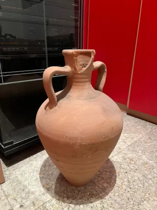 Vasija de barro antigua 54 cm de alta