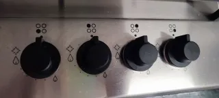 Cocina de gas acero inoxidable 4 fogones