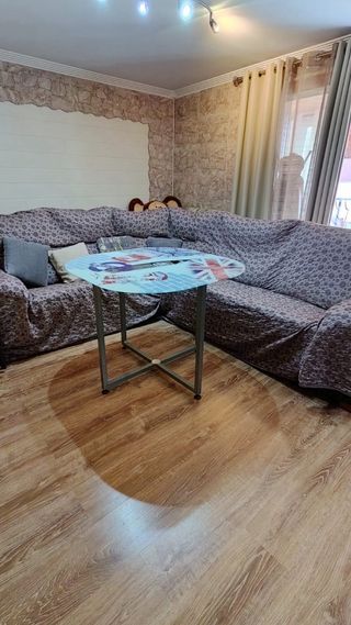 Mesa de comedor cristal y metal