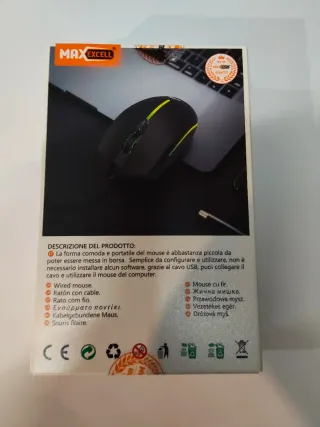 Mouse Maxell 1.5M con filo