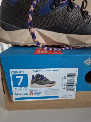 Scarpe trekking Columbia blu/grigie