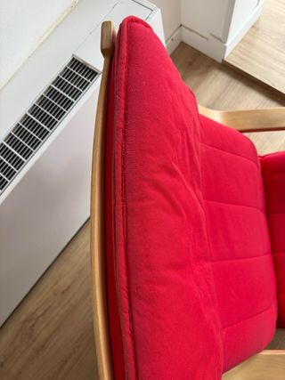 Poltrona Poäng Ikea Rosso