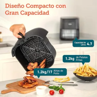 Cosori Freidora de Aire 4.7L Duradera