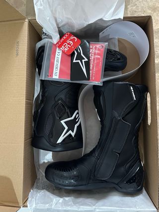 Botas Moto Alpinestars Mujer Negras Nuevas