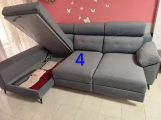 Sofa gris muy grande