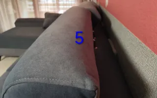 Sofa gris muy grande