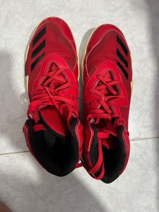 Zapatillas Adidas Hombre Rojas y Negras